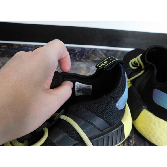 Adidas Originals NMD_R1 J Core Black Pulse Yellow GW6018 - Picture 6 of 6